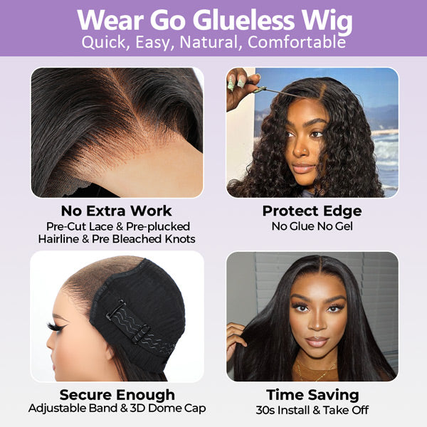 Wear Go Glueless Wig 6x4 HD Lace Front Wigs | KimWig.com
