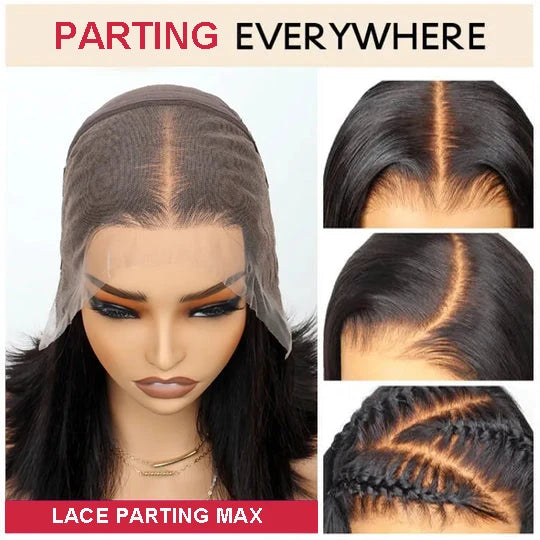 Full 13x6 Lace Frontal Wig Silky Straight Human Hair | KimWig