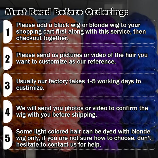 Custom Hair Color Service | KimWig.com