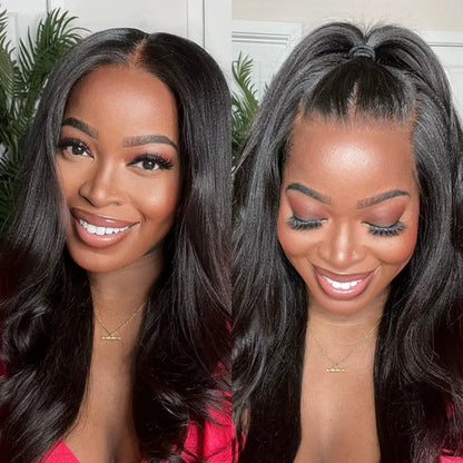 10x6 HD Lace Wigs Wear and Go Glueless Wig Yaki Straight Hair - kimwig