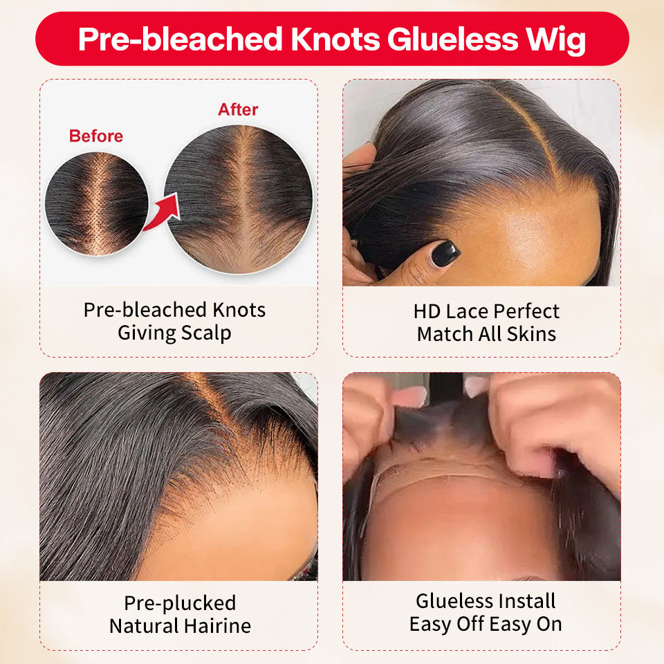 10x6 Parting Max Glueless Wig Wear & Go Body Wave Wig - KimWig.com