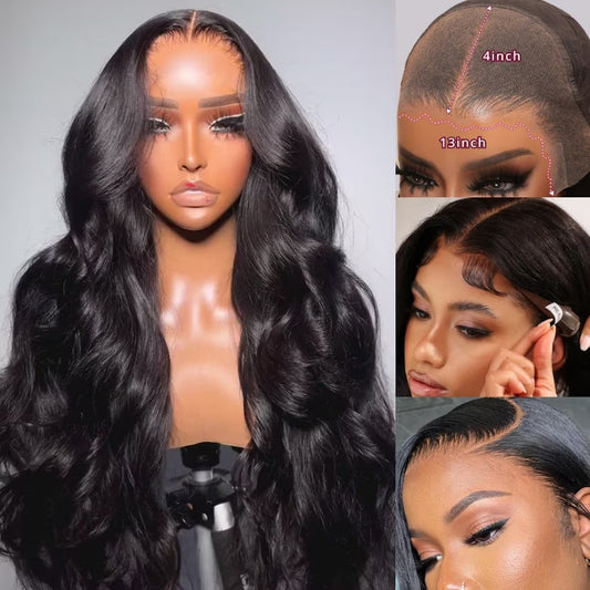 Pre-Everything 13x4 Lace Wig 3D Body Wave Human Hair Wigs | KimWig.com