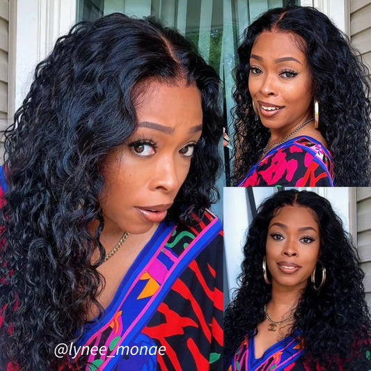 Put on & Go Glueless Pre-Everything Wig Water Wave Human Hair | KimWig.com