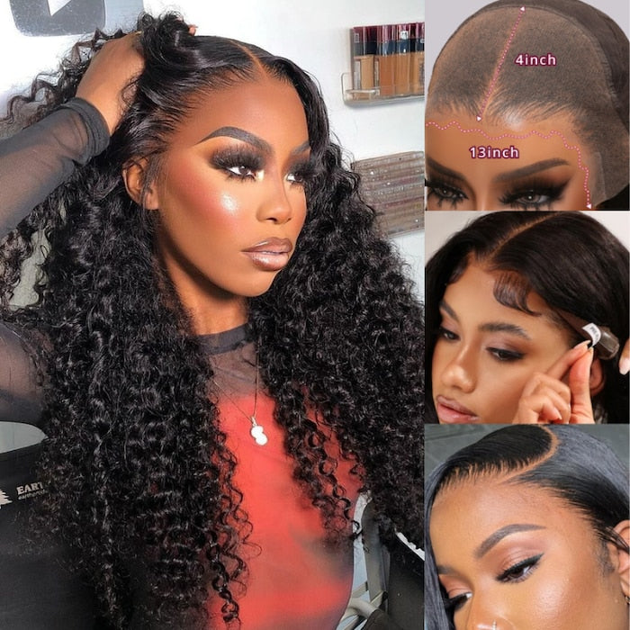 Put on & Go Glueless Pre-Everything Wig Water Wave Human Hair | KimWig.com