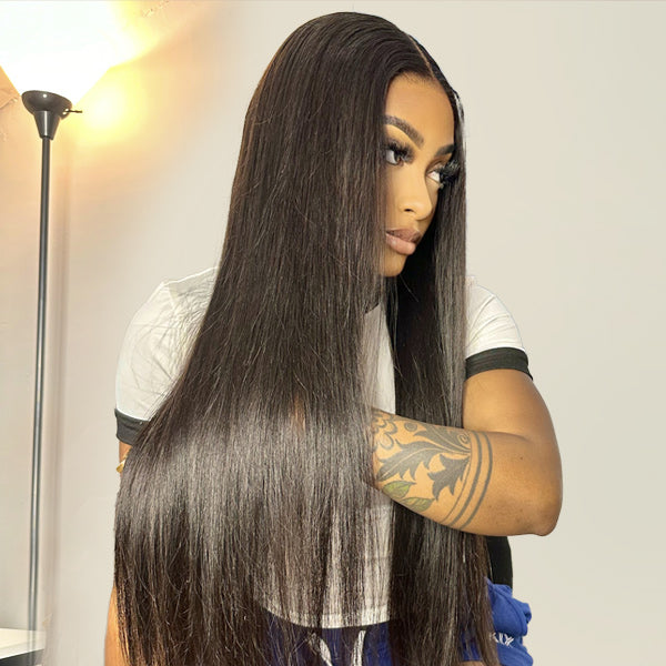 Wear Go Glueless Wig Silky Straight 6x4 HD Lace Front Wigs | KimWig.com