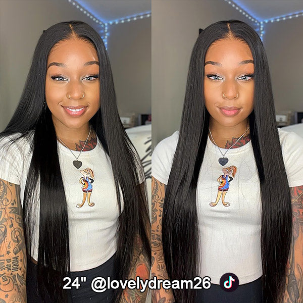 Wear Go Glueless Wig Silky Straight 6x4 HD Lace Front Wigs | KimWig.com