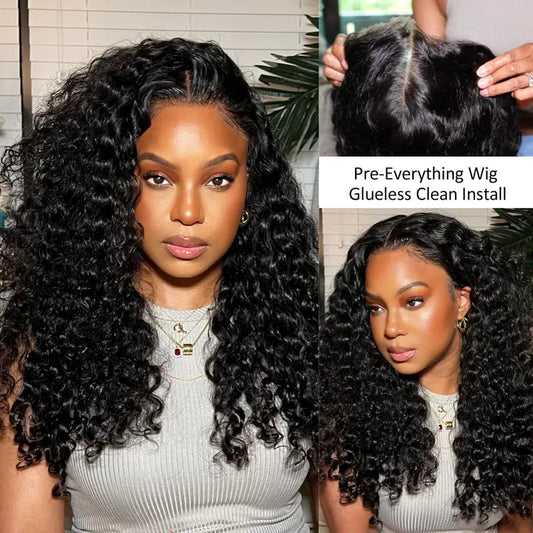 10x6 Parting Max Wear & Go Glueless Wig Water Wave - kimwig