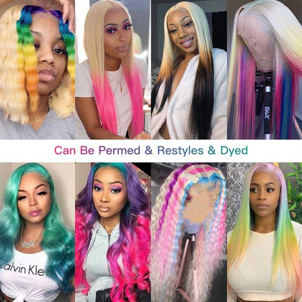 kimwig 613 blonde hair lace front human hair wig can be dyed to any color you wanted