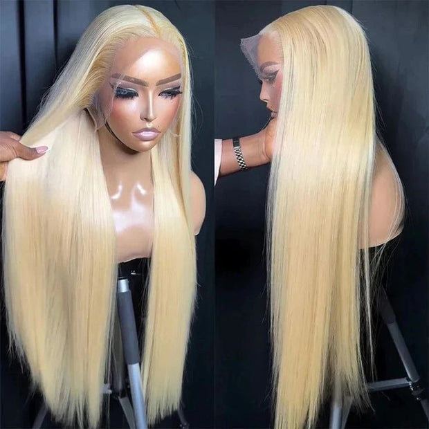kimwig honey blonde 13x6 full lace frontal wig silky straight hair products photo