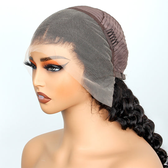 Wand Curly Wig Spiral Curls 13x4 Lace Frontal Human Hair Wigs - KimWig.com